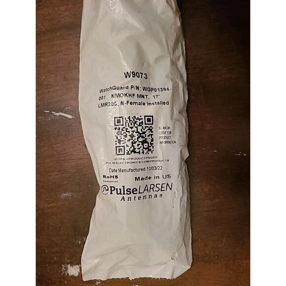 New Motorola WGP01394-001 NMO Roof Antenna Cable Watchguard 4RE/M500 17 ft W9073 - Picture 2 of 2